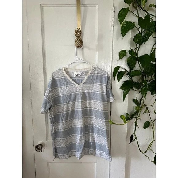 Russ Women’s size x-large Petite striped top - Picture 1 of 8
